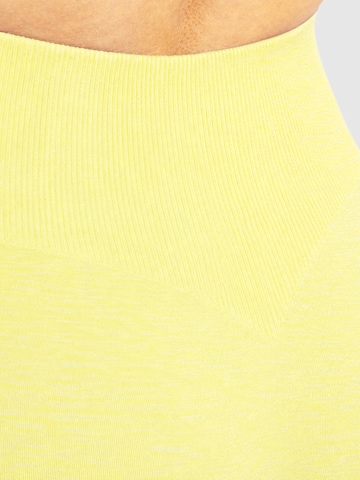 Skinny Pantalon de sport 'Amaze Ultra' Smilodox en jaune