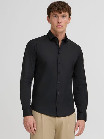 Casual Friday - Ajuste estrecho Camisa de negocios en negro