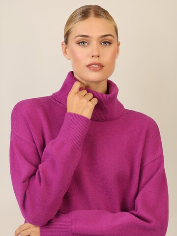 APART Strickkleid in Lila