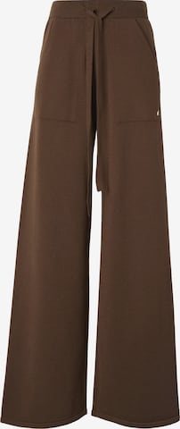 Wide leg Pantaloni di REPLAY in marrone: frontale