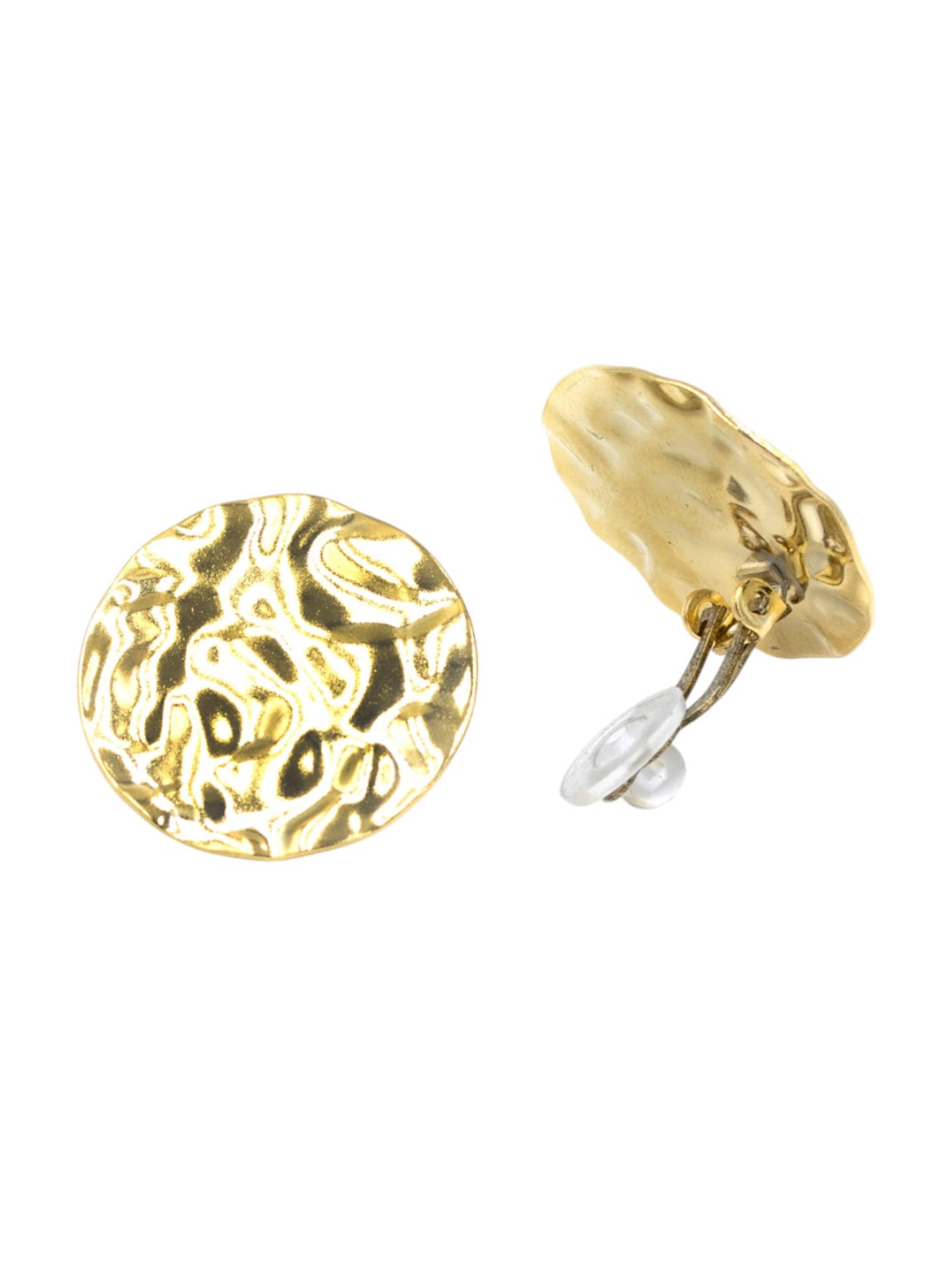 Sergio Engel Earrings 'Flow Ohrclip 01' in Gold: front