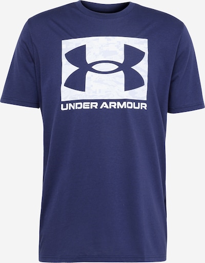 Tricou funcțional UNDER ARMOUR pe bleumarin / alb, Vizualizare produs