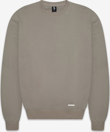 DropsizeSweater majica - siva boja: prednji dio