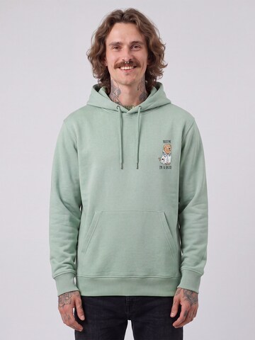 Sweat-shirt 'Dogtor' Watapparel en vert : devant