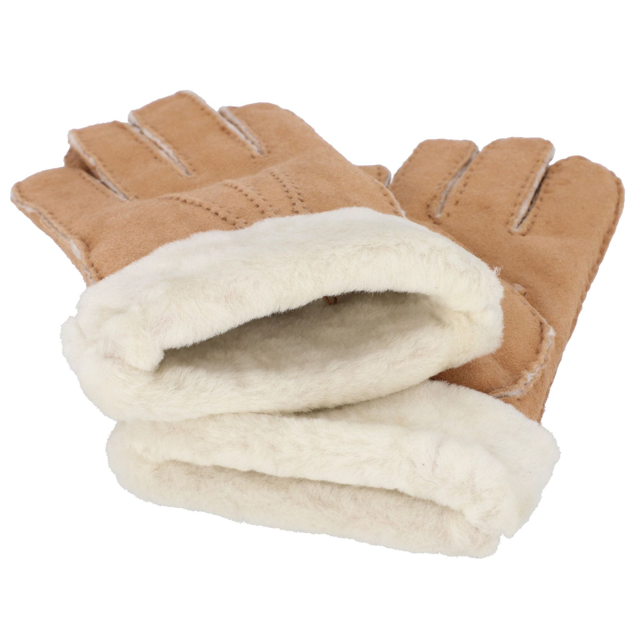 KESSLER Vingerhandschoenen 'Ilvy' in Bruin