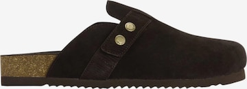 Sandalo di Barbour in marrone: frontale