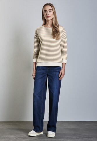 STREET ONE Sweatshirt in Beige