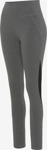 VIVANCE Skinny Sporthose in Grau