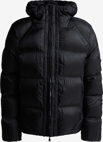 Alessandro Zavetti - Casaco de inverno 'Casetti' em preto: frente