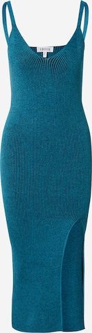 EDITED Knitted dress 'Qiara' in Blue: front