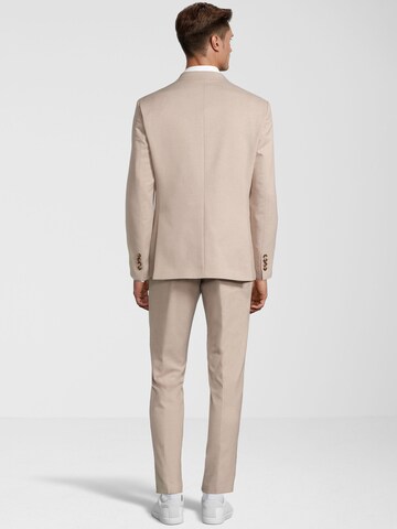 Coupe slim Costume 'Slim Fit' Steffen Klein en beige