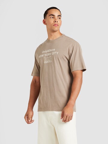 Only & Sons - Camisa 'ONSRALPH' em verde: frente