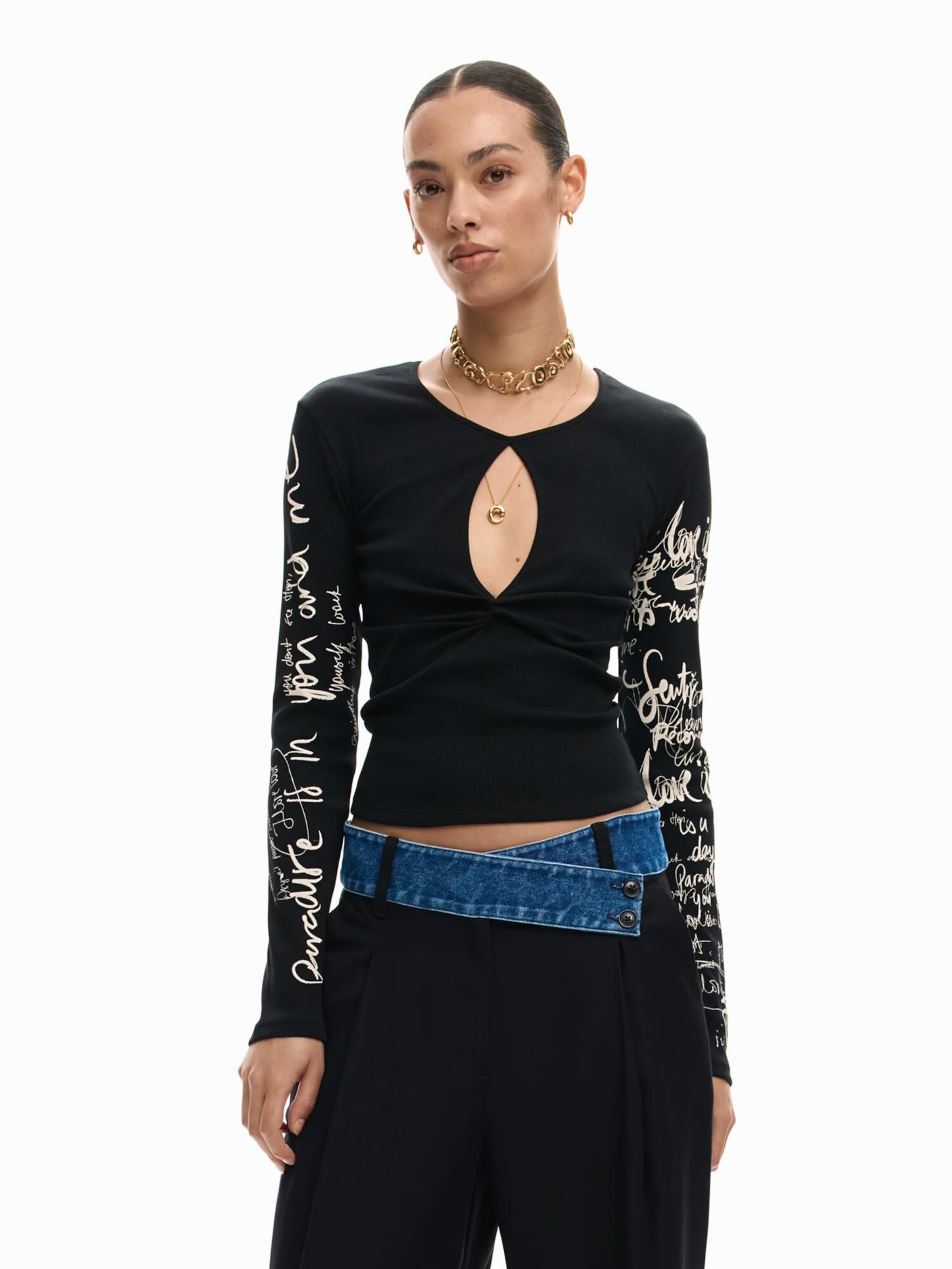 Desigual Shirt in Black: front