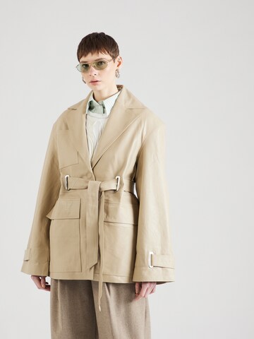 REMAIN Between-season jacket in Beige: front