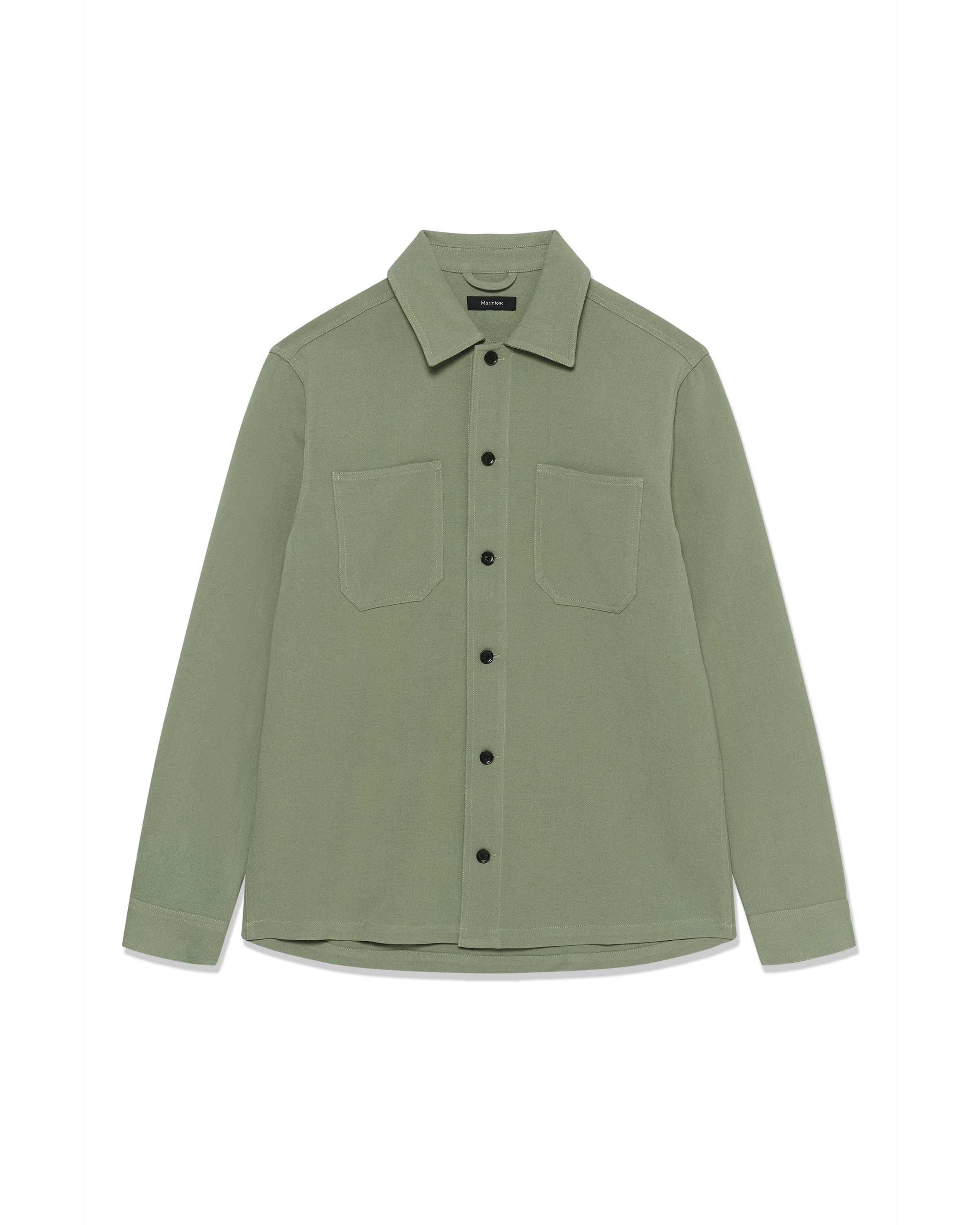 Chemise 'pelton ' Matinique en vert : devant