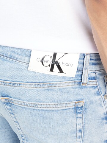 Calvin Klein Jeans Slimfit Jeans in Blauw