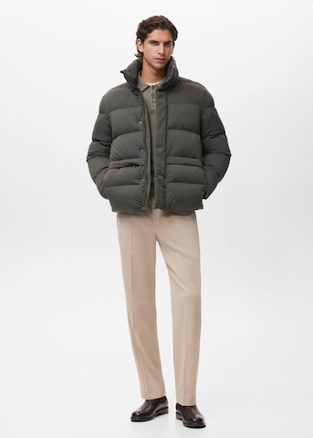 MANGO MAN Winterjacke 'Alonso' in Grün