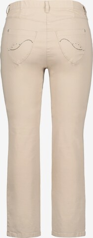 Ulla Popken Slimfit Hose in Beige