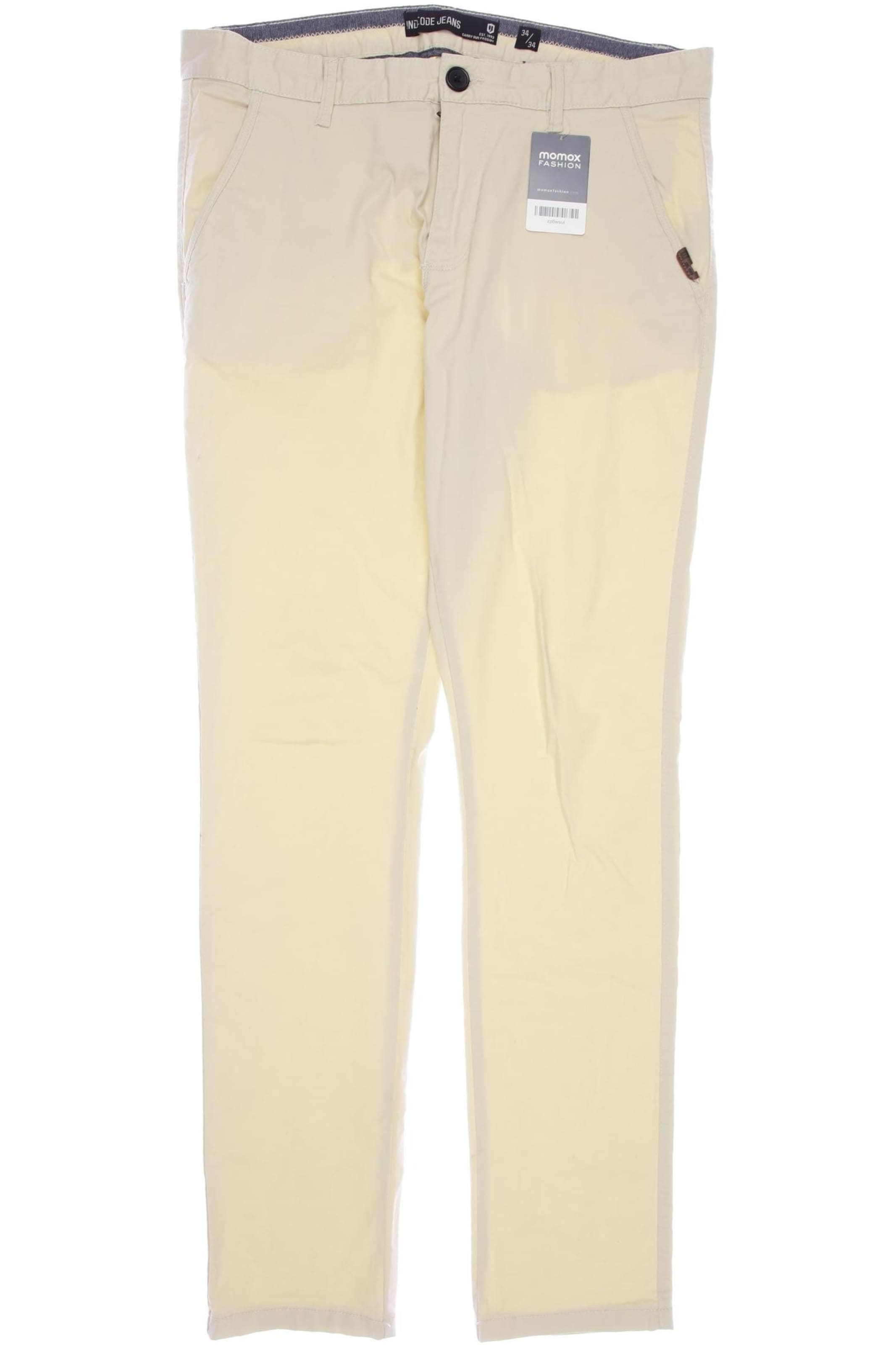 INDICODE JEANS Pants in 34 in Beige: front