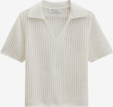 T-shirt Marc O'Polo en blanc : devant