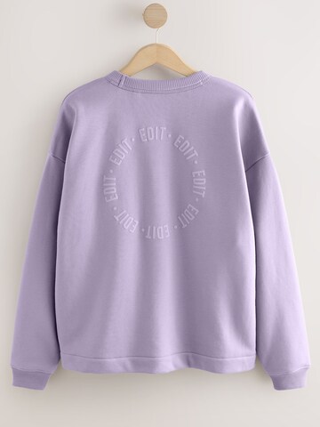 Sweat-shirt 'Edit' Next en violet