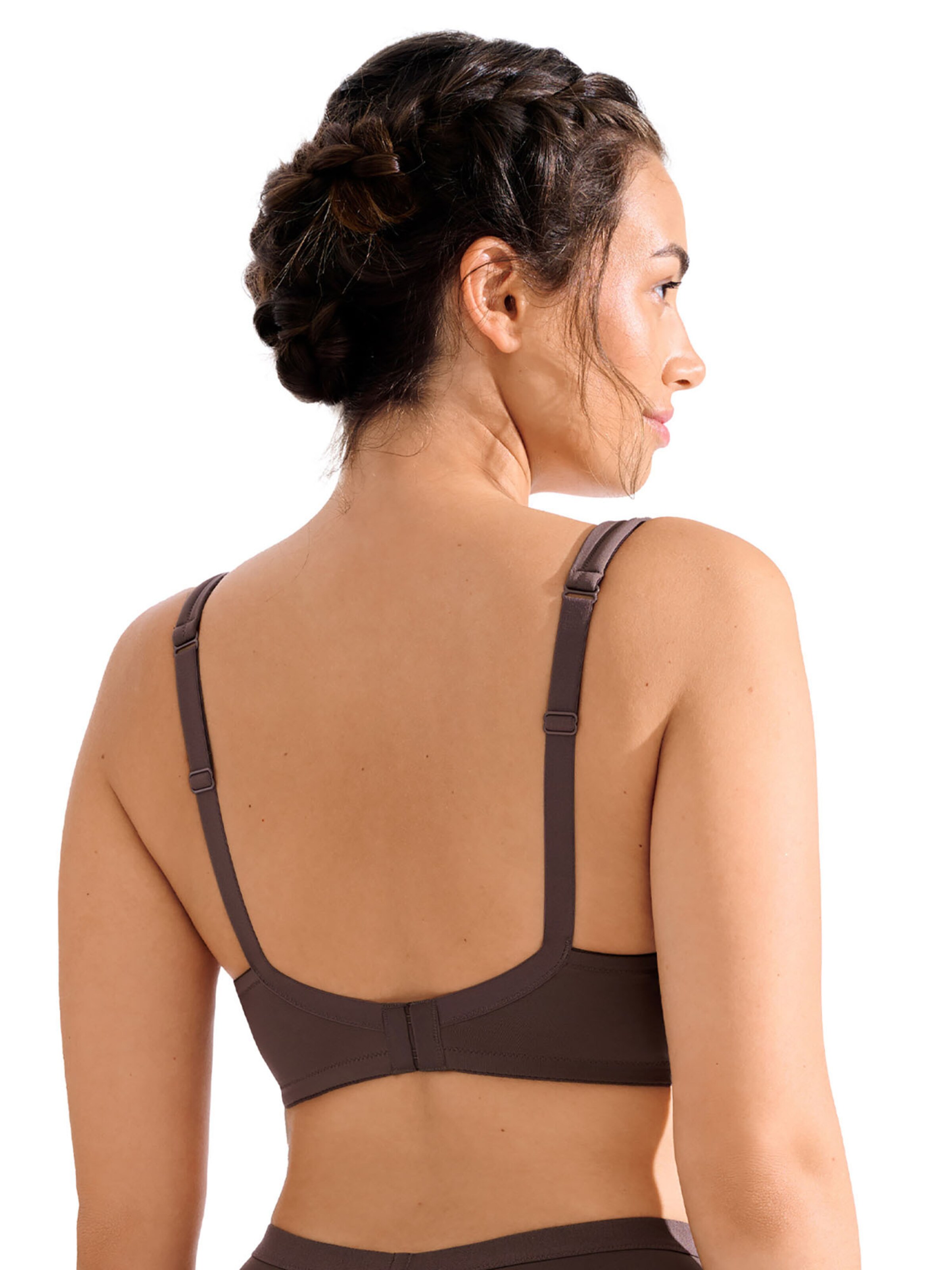 Lisca T-Shirt BH 'Maya'‌‌‌‌‌ in Braun