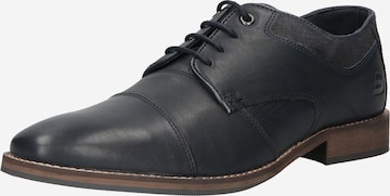 BULLBOXER Lace-up shoe in Blue: front