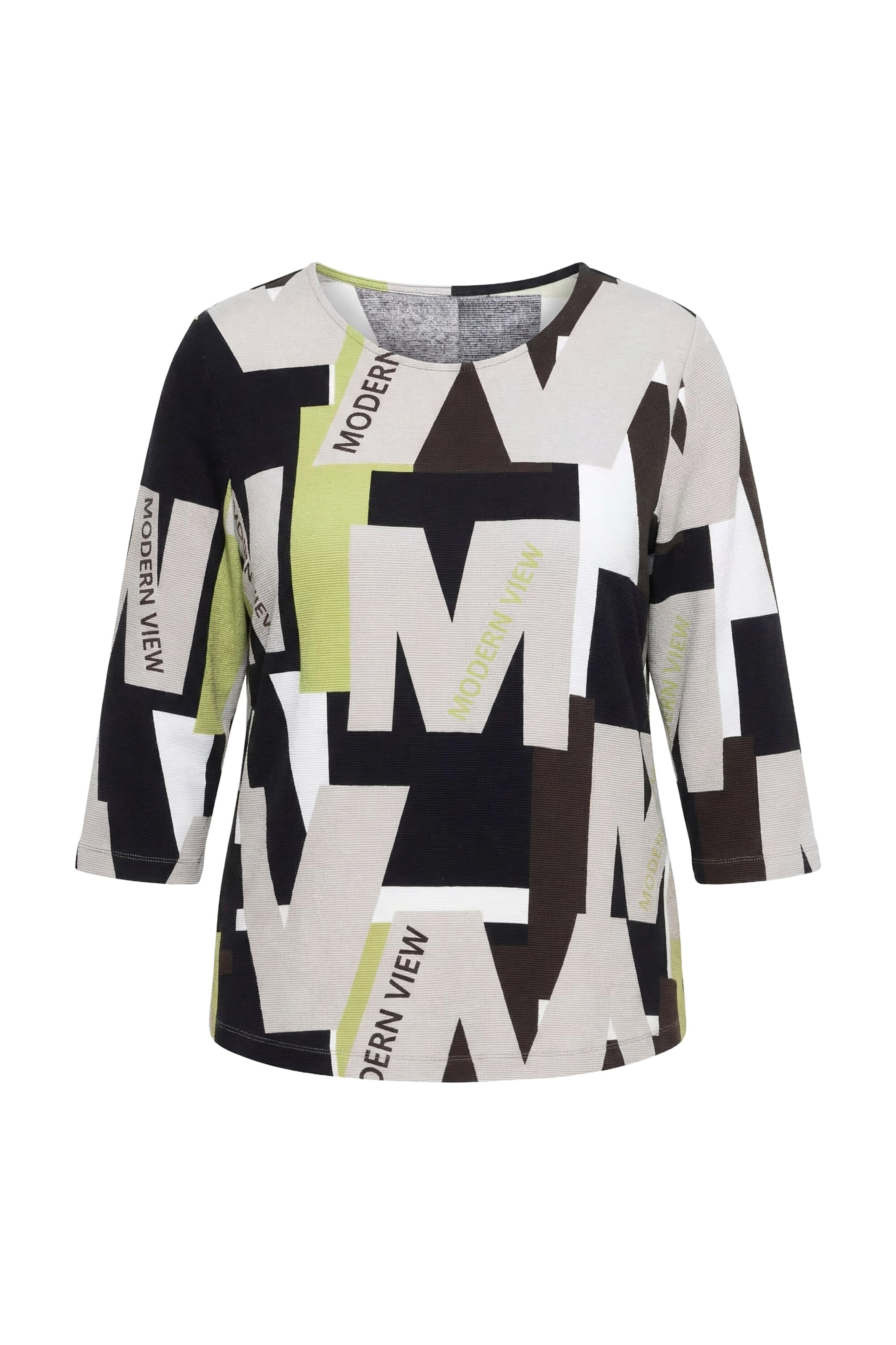 Ulla Popken Shirt in Weiß: Vorderseite