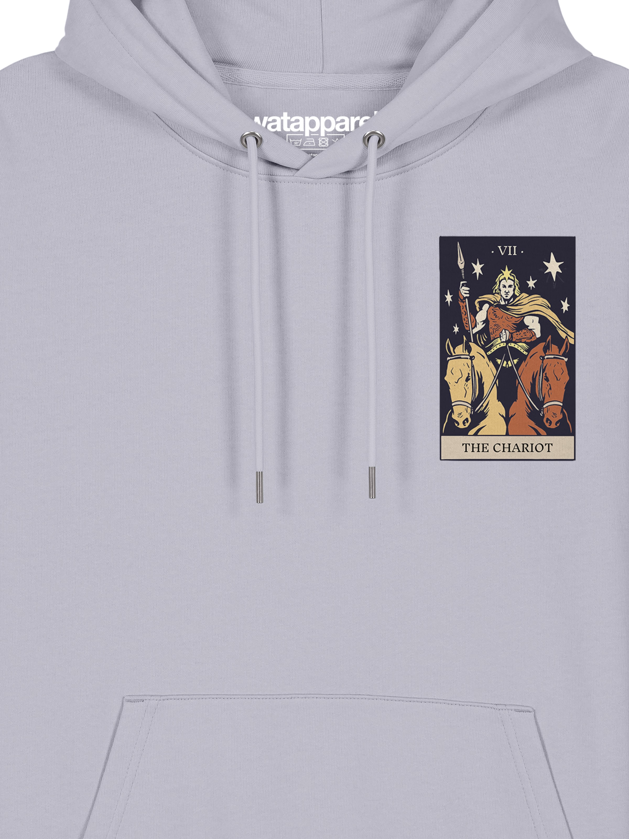 Felpa ' Tarot The Chariot ' di Watapparel in lilla