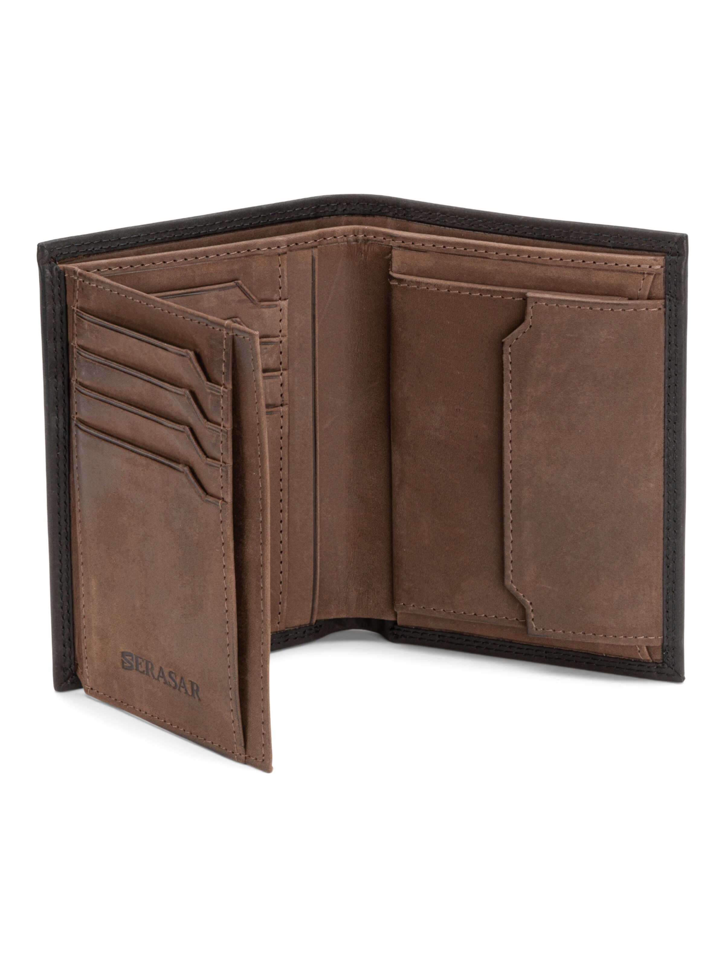 SERASAR Wallet 'Vintage' in Black