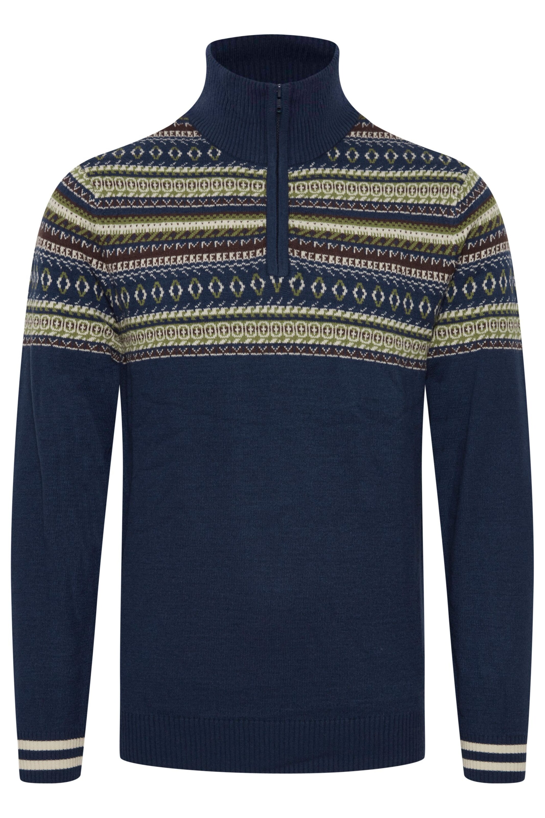 BLEND Trui in Blauw: voorkant