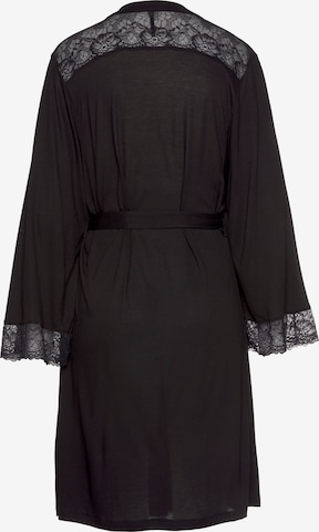 Robe de chambre LASCANA en noir