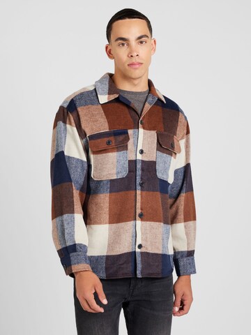 JACK & JONES Comfort Fit Hemd 'JJEBradley Ollie' in Blau: Vorderseite