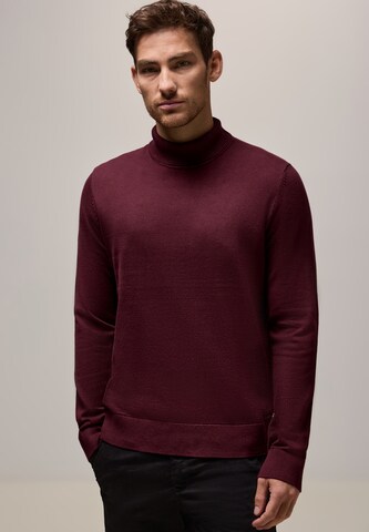Street One MEN Pullover in Rot: Vorderseite