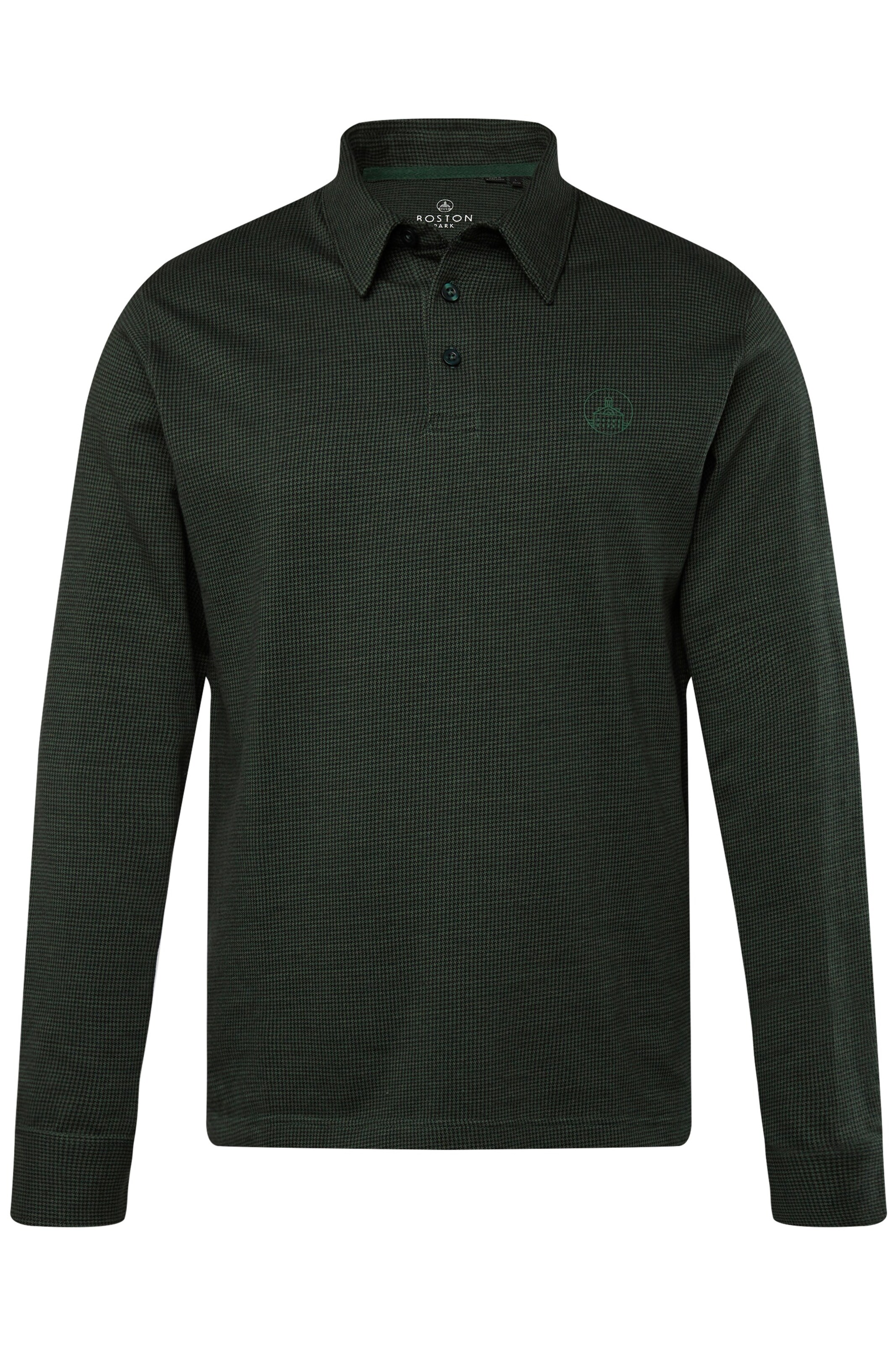 Boston Park Regular fit Shirt in Groen: voorkant