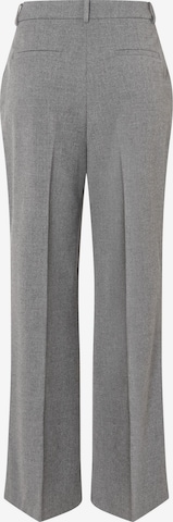 MORE & MORE Wide leg Pleat-Front Pants in Grey