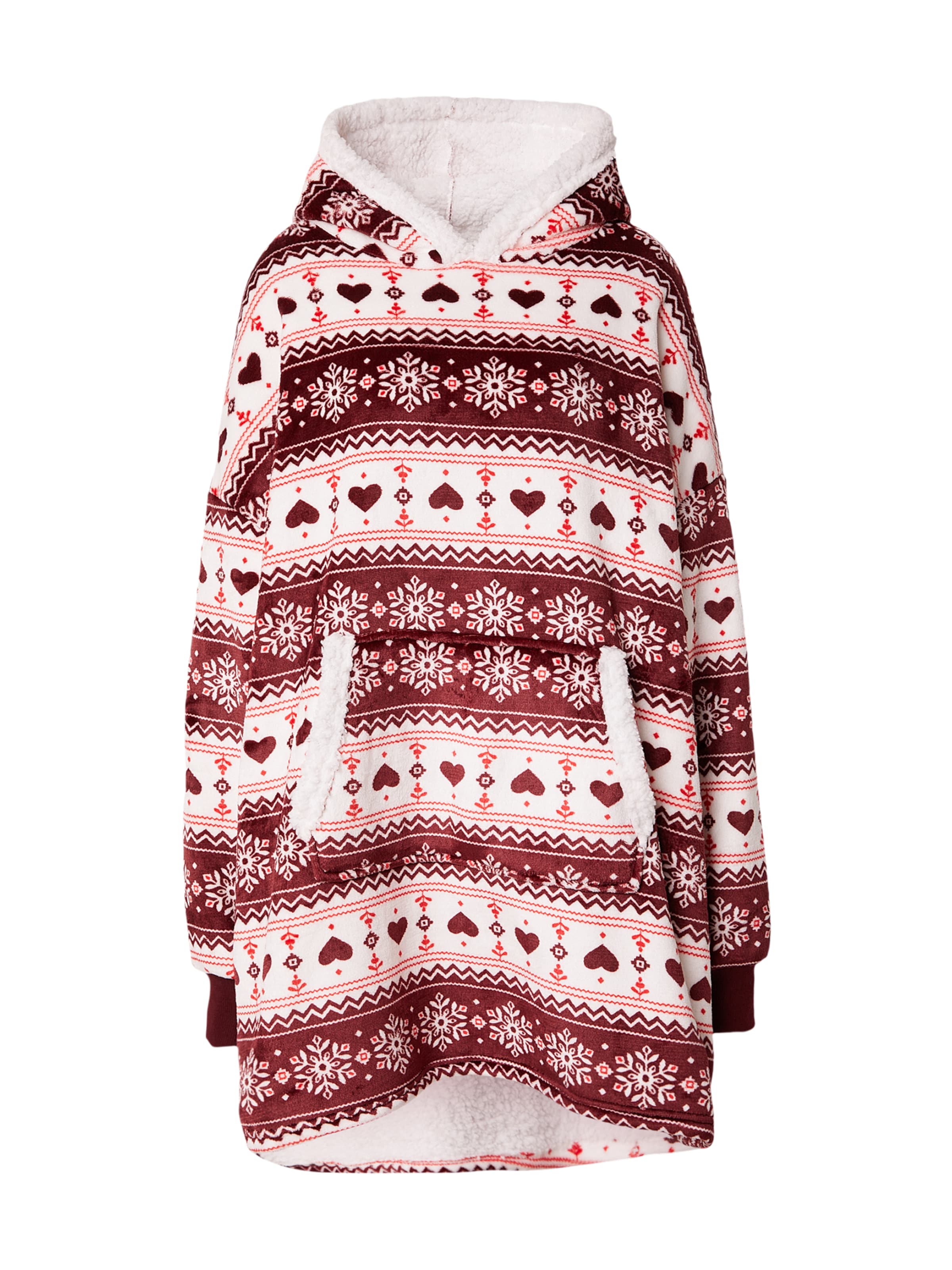 Hailys Свитшот 'Co44zy' в Красный: спереди