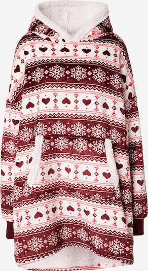Megztinis be užsegimo 'Co44zy' iš Hailys, spalva – raudona / tamsiai raudona / balta, Prekių apžvalga