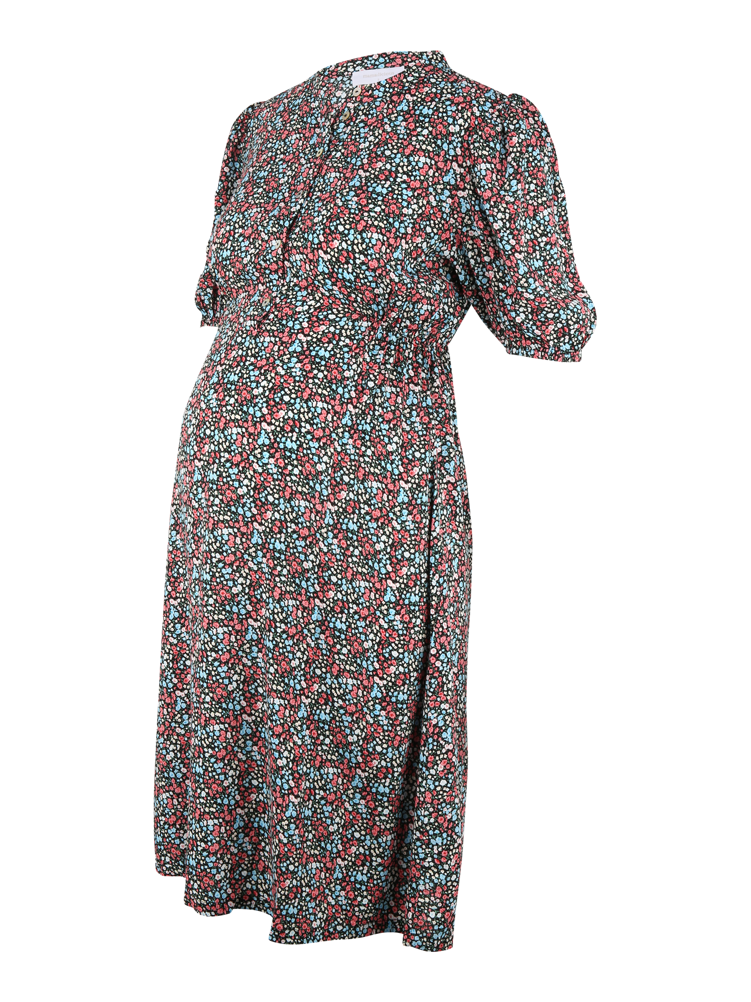 AXDGs Moda ciążowa MAMALICIOUS Sukienka koszulowa Blanche w kolorze Mieszane Kolorym 