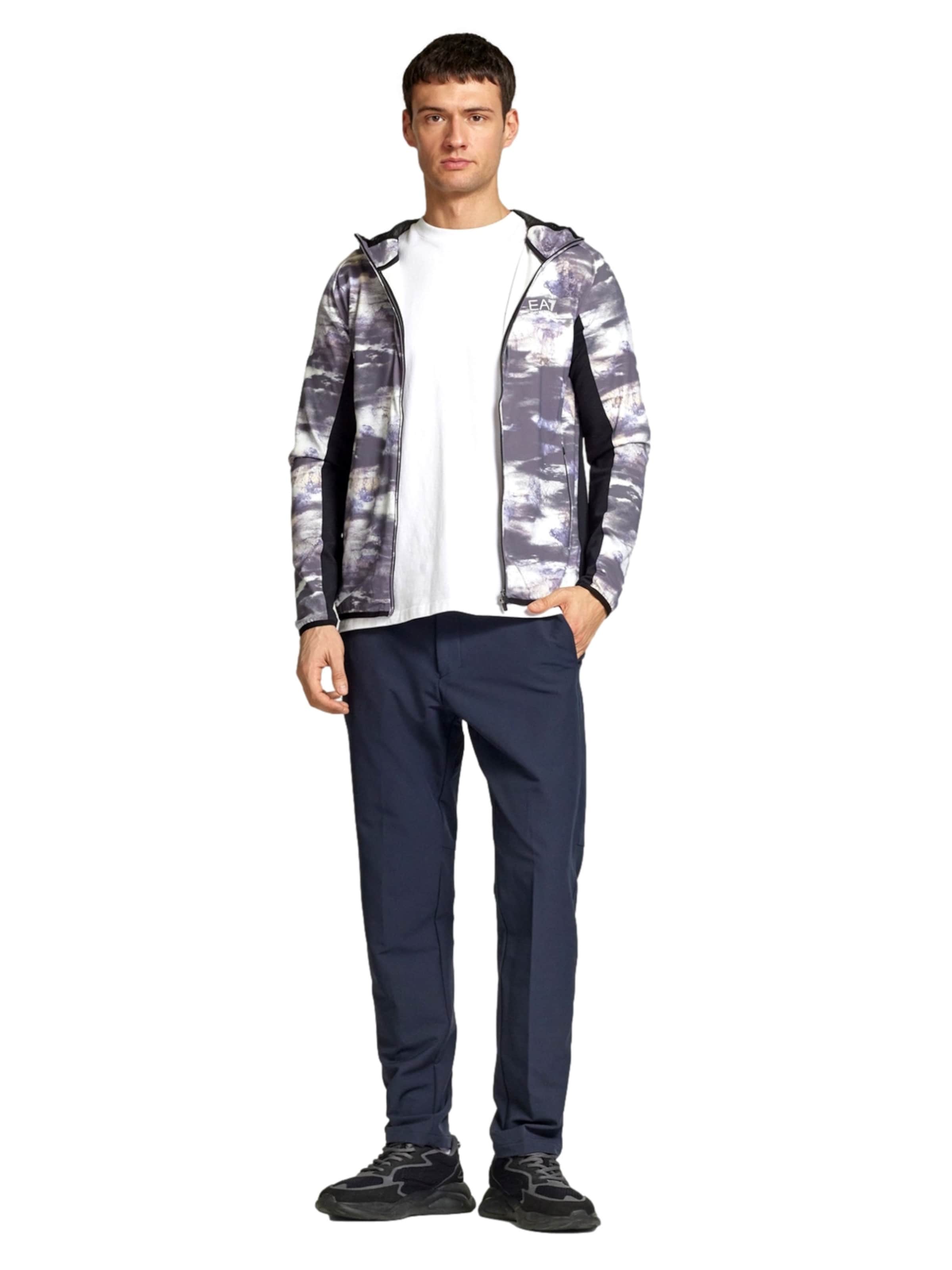 EA7 Emporio Armani Sweatvest 'Dynamic Athlete' in Grijs
