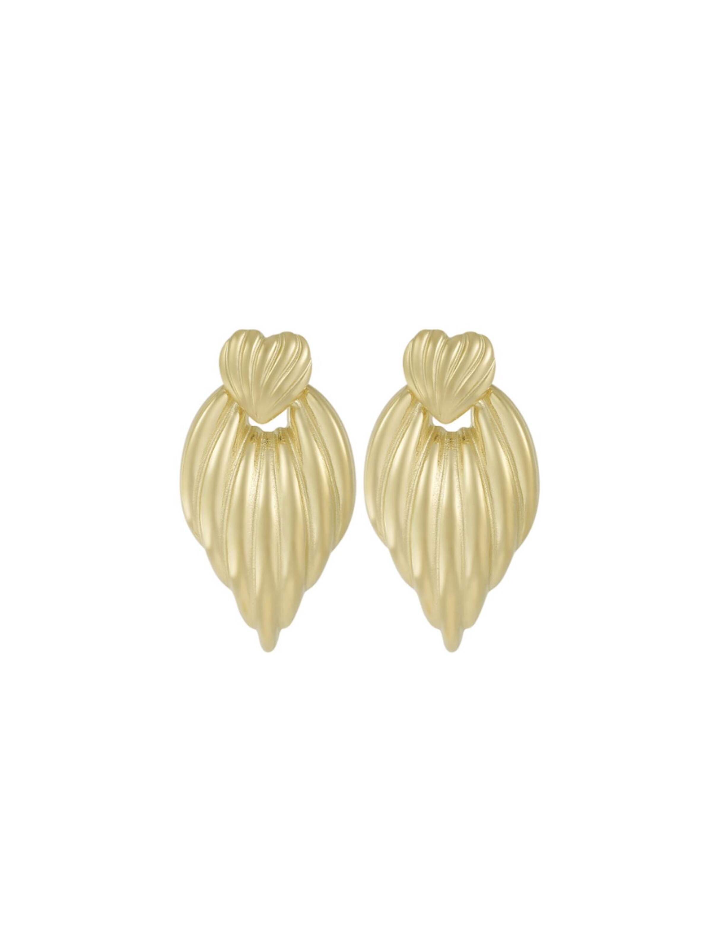 Cala Rose Earrings 'NICOLA' in Gold: front