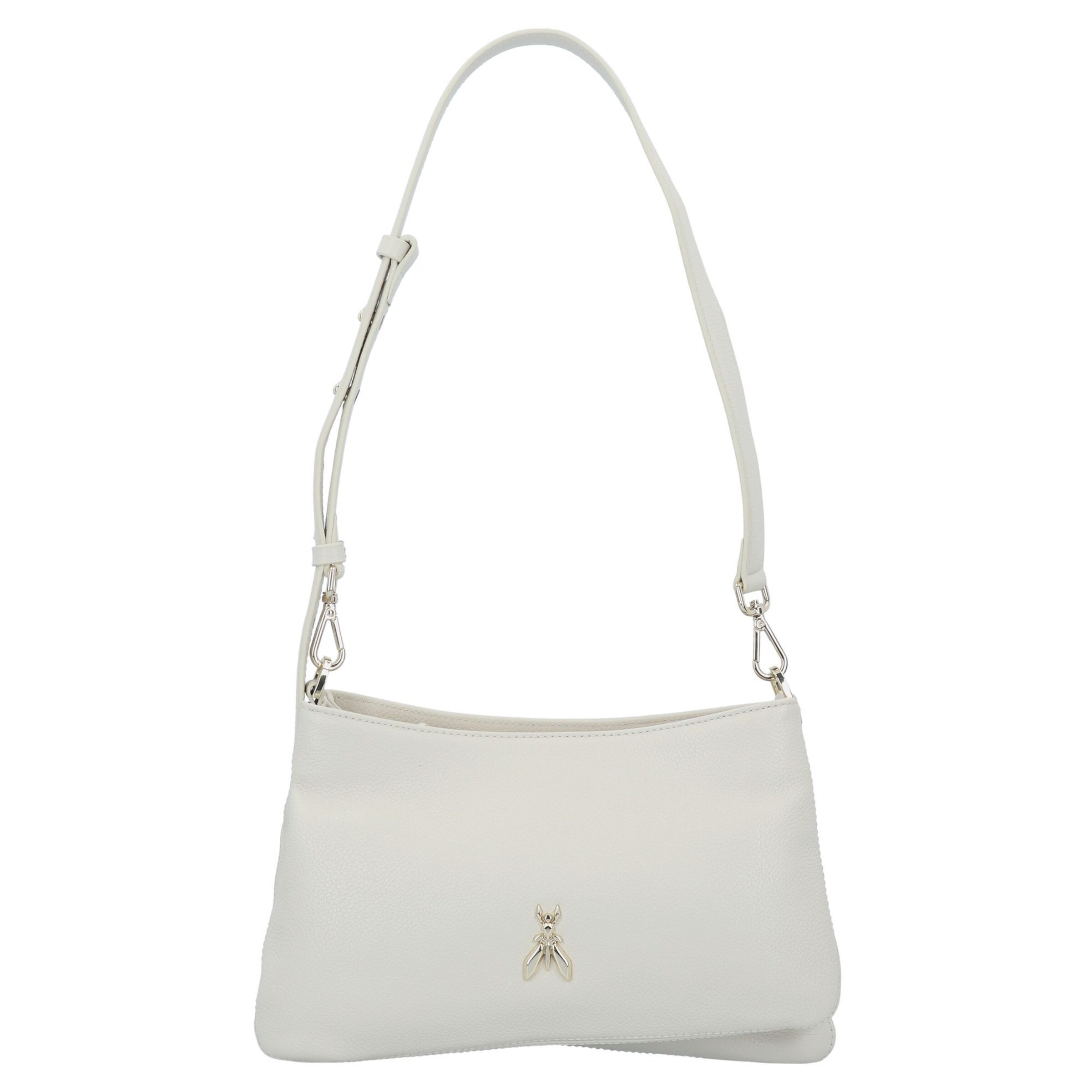 Borsa a spalla 'Tris' di PATRIZIA PEPE in bianco: frontale