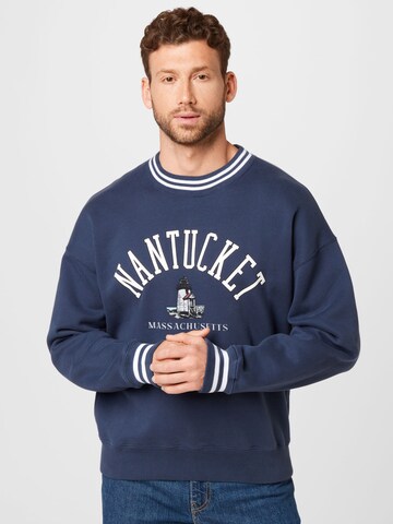 Abercrombie & Fitch Sweatshirt 'MAY' in Blau: predná strana