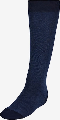 Calzino di Boggi Milano in blu: frontale