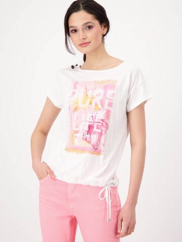 monari Shirt 'Druckmix' in White: front