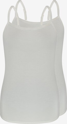 sassa Undershirt 'LOVELY SKIN' in White: front