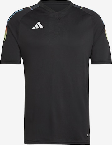 ADIDAS PERFORMANCE Funktionsskjorte i sort: forside