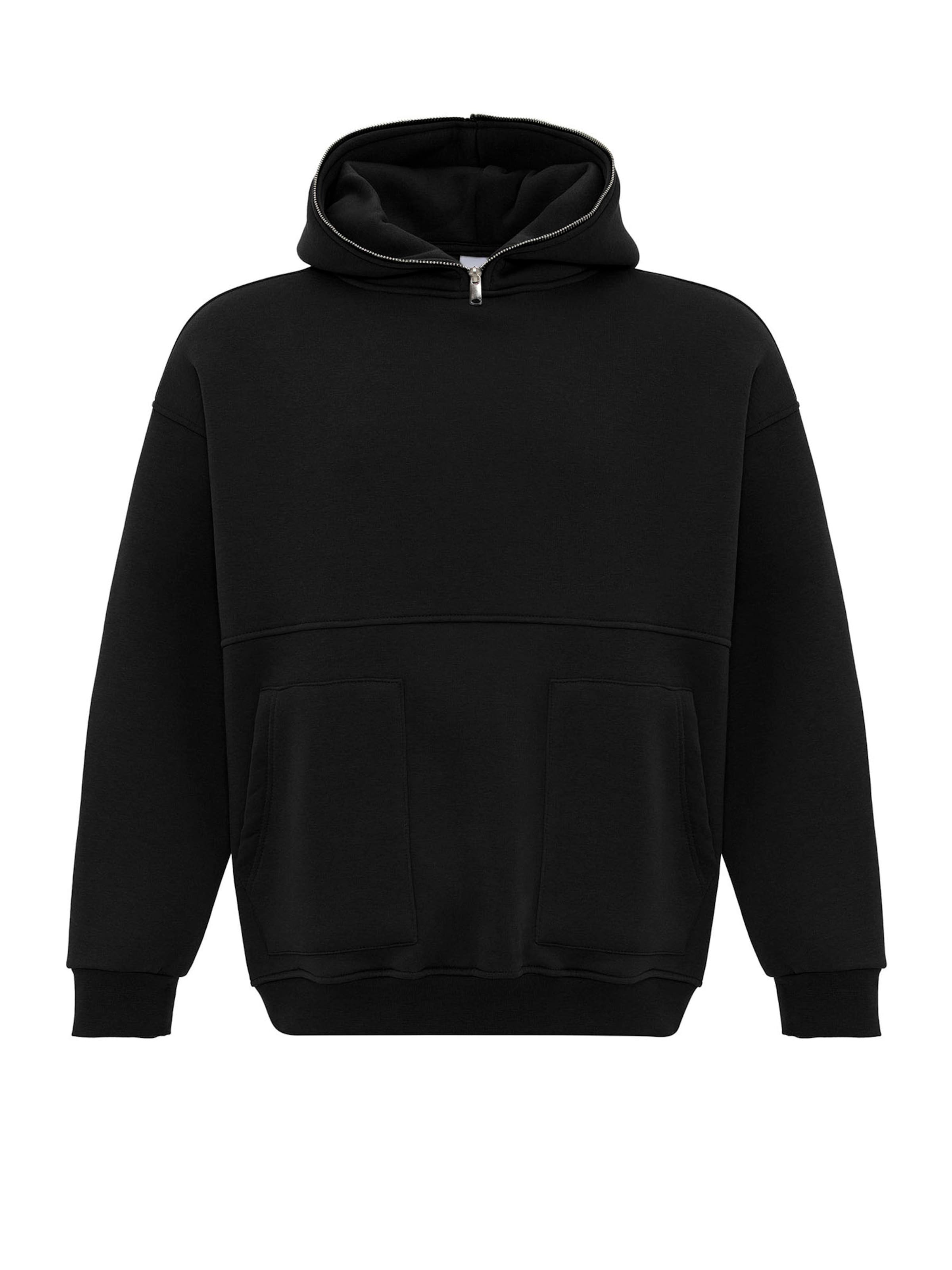 VAMOS CLO Mikina - Čierna: predná strana