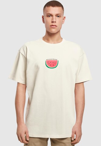 Merchcode Bluser & t-shirts 'Summertime' i beige: forside