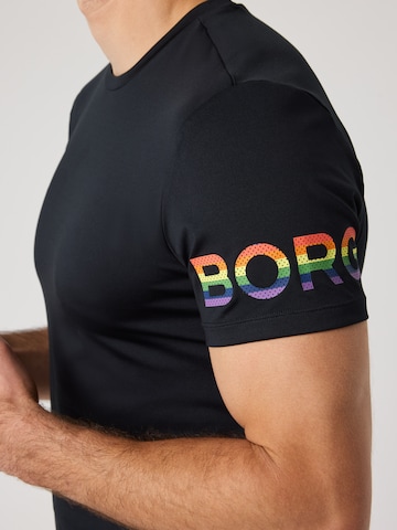 BJÖRN BORG Funktionsskjorte i sort